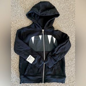 Nununu roar zip hoodie, size 4-5, great condition